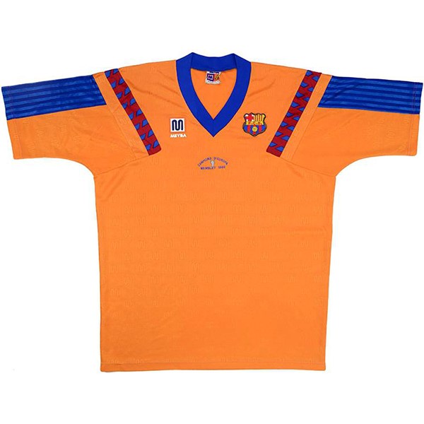 Tailandia Camiseta Barcelona 2ª Kit Retro 1991 1992 Naranja
